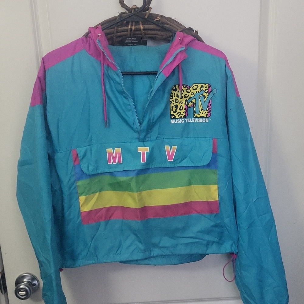 MTV Multicolor Raincoat with Logo